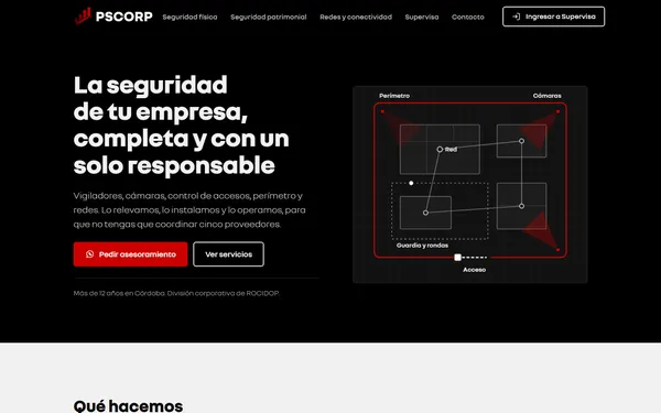 Sitio web de PSCORP