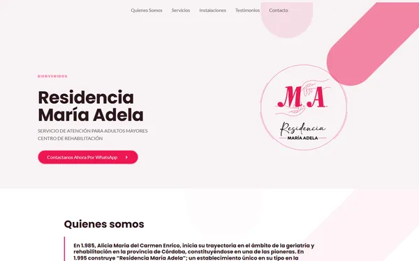 Sitio web de María Adela