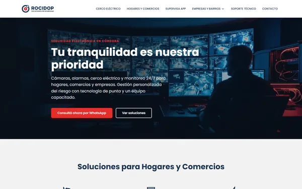 Sitio web de Rocidop